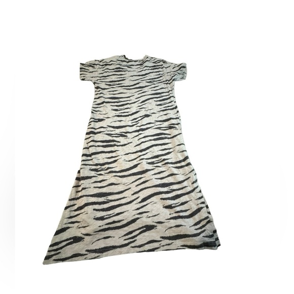 EUC Rails Ren Tee Midi Dress Beige watercolor tiger print Small - Picture 7 of 13